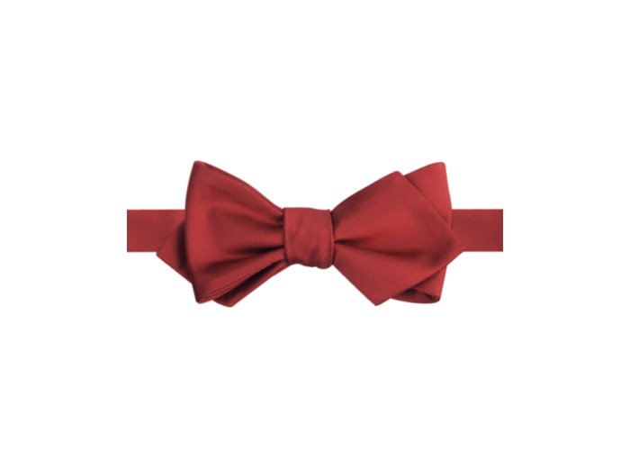 Tommy Hilfiger Spring Solid Pointed Bow Tie